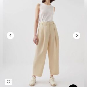 Comptoir des Cotonniers Peggy Carrot Leg Trouser in Navy size M